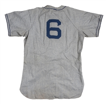 1943 Carden Gillenwater Game Used Brooklyn Dodgers Road Jersey (Sports Investors Authentication)